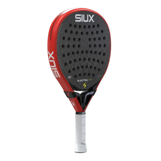 SIUX Electra Pro Fire Red 2026 padelio raketė apžiūros kampas