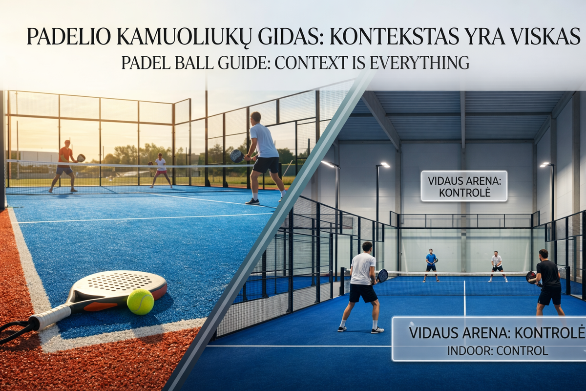 Padelio Kamuoliukų Tipai ir Skirtumai – Gidas 2026
