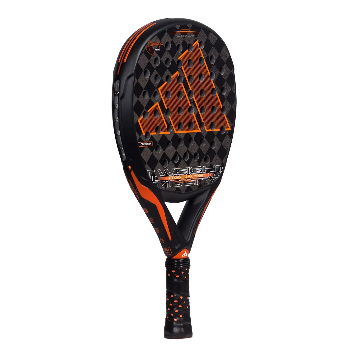 Adidas Adipower Multiweight CTRL 3.3 padelio raketė apžiūros kampas