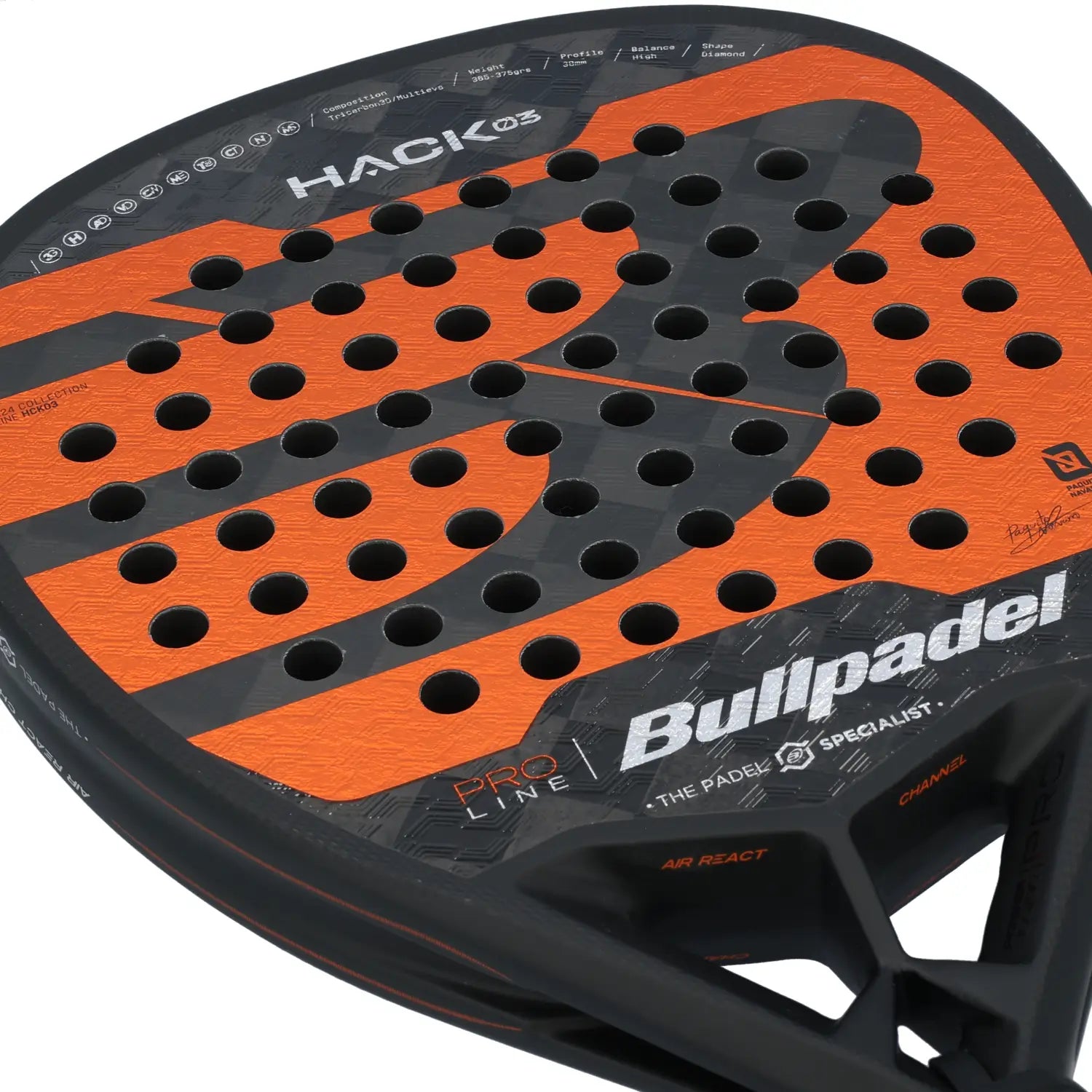 Bullpadel Hack 03 24 Metalshield apsauga
