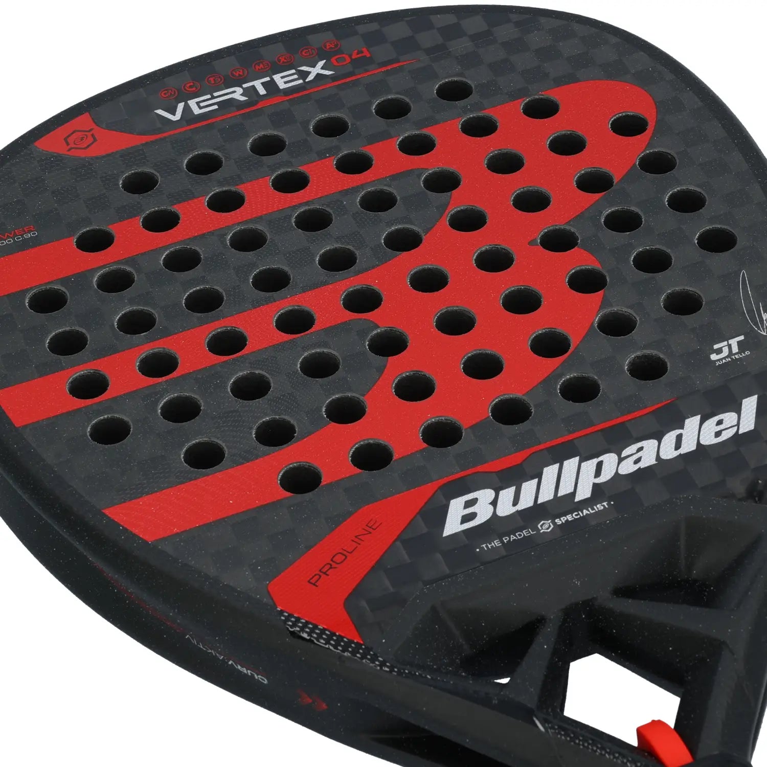 Bullpadel Vertex 04 Topspin paviršius
