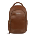 Ruda padelio kuprinė Nox Pro Series Camel Brown, profesionalus modelis iš priekio