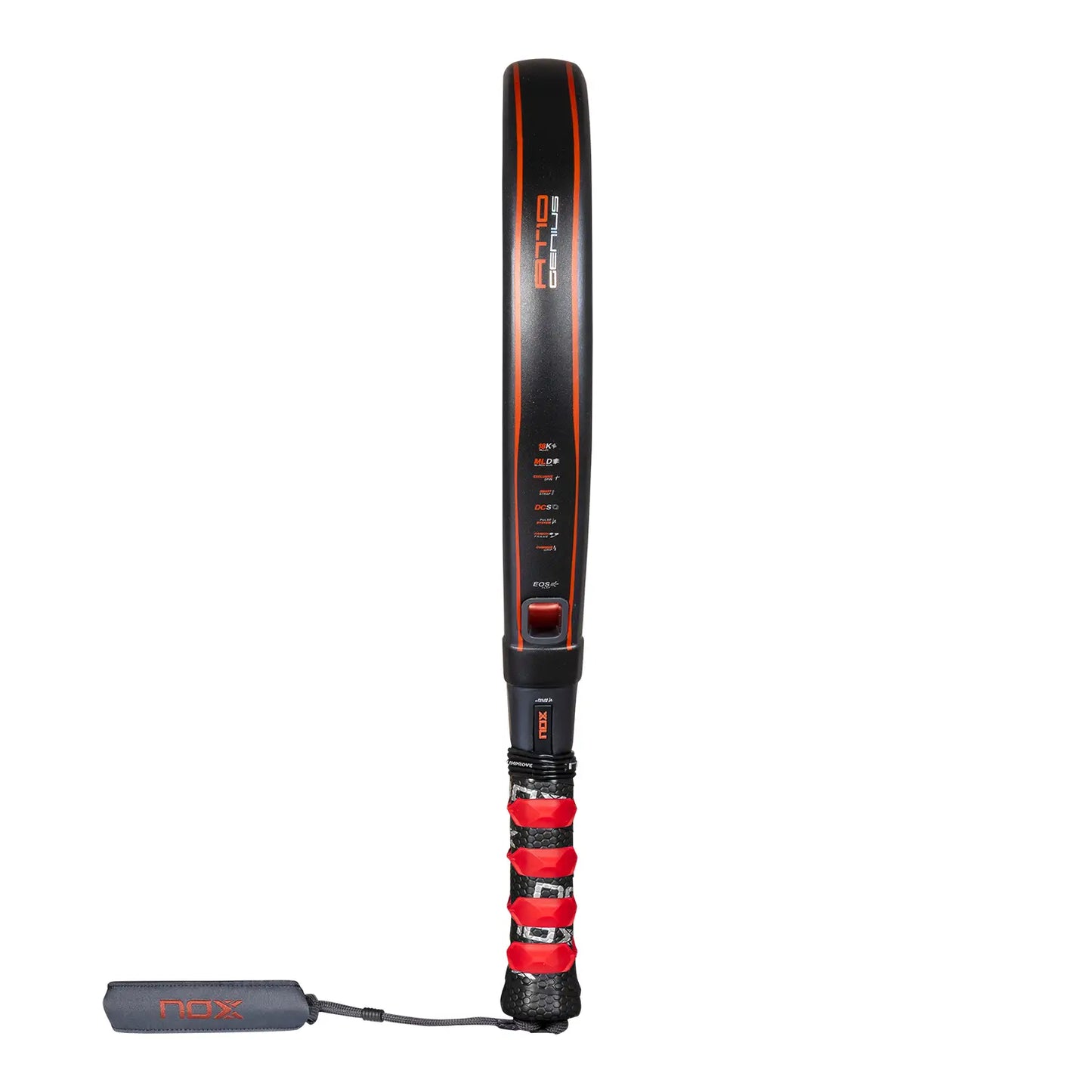 NOX AT10 Genius 18K Alum 2025 padelio raketė – šoninis profilis
