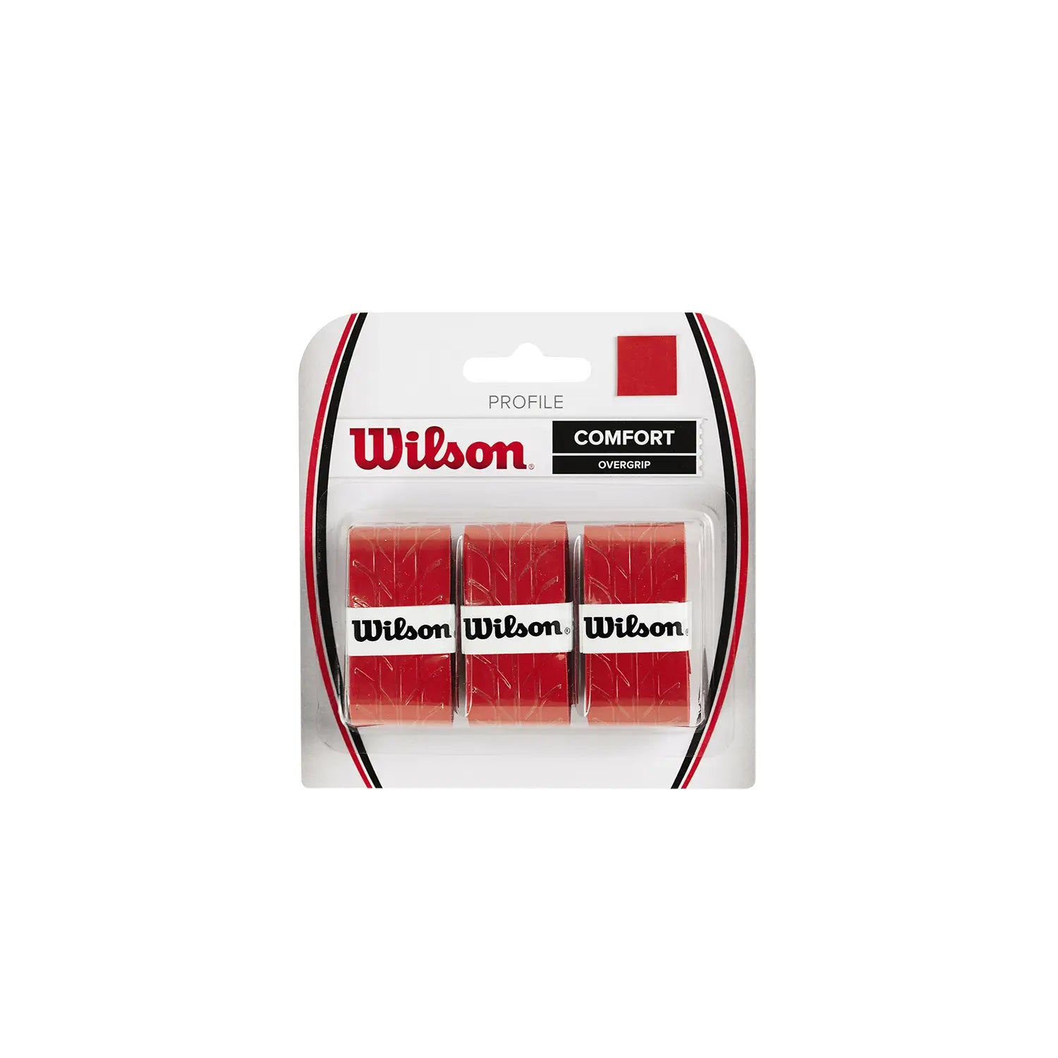 Wilson Profile Overgrip Red – pakuotės priekinis vaizdas