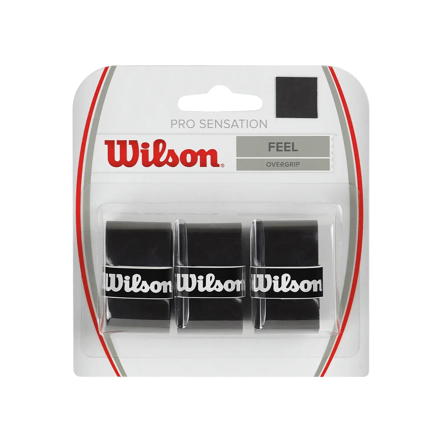 Wilson Pro Sensation overgrip 3 vnt black juoda ultra-thin apvijos
