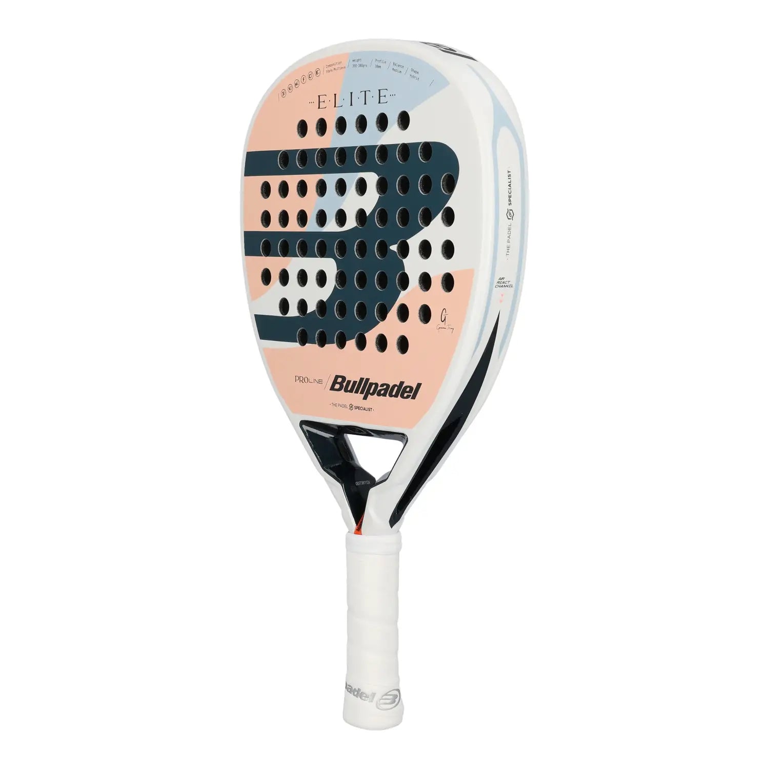 Bullpadel Elite W 25 Women raketės paviršius Xtend Carbon 3K
