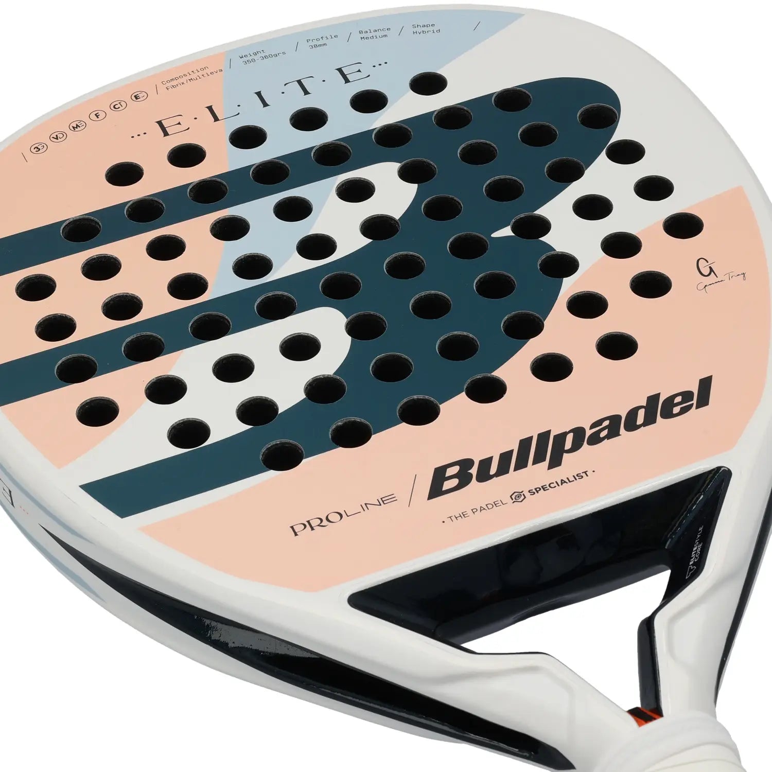 Bullpadel Elite W 25 Women Air React Channel aerodinaminis
