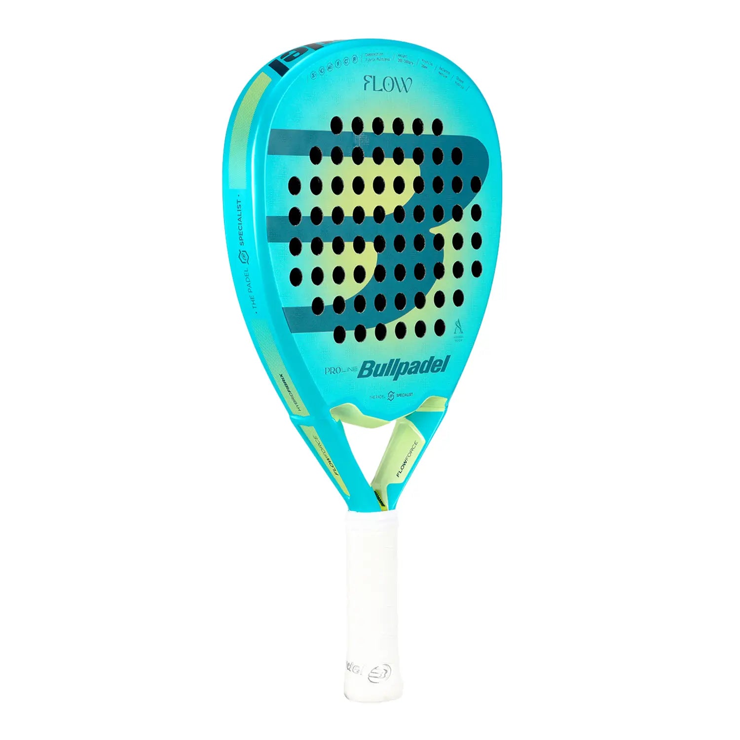 Bullpadel Flow 25 Woman raketės paviršius Xtend Carbon 3K
