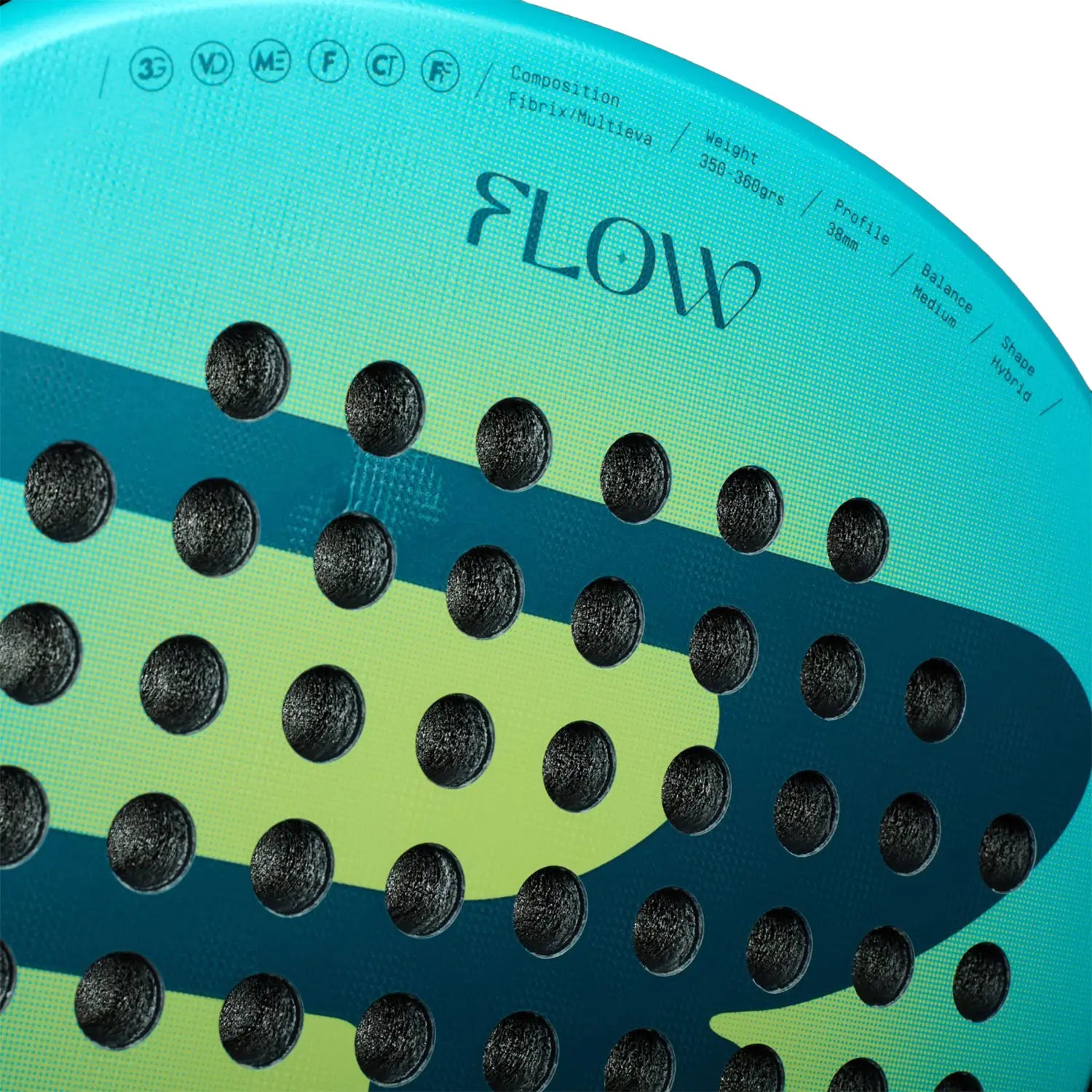 Bullpadel Flow 25 Woman Vibradrive sistema moterims
