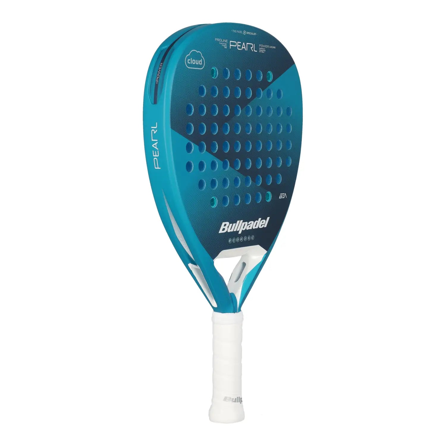 Bullpadel Pearl Cloud 25 padelio raketė iš priekio