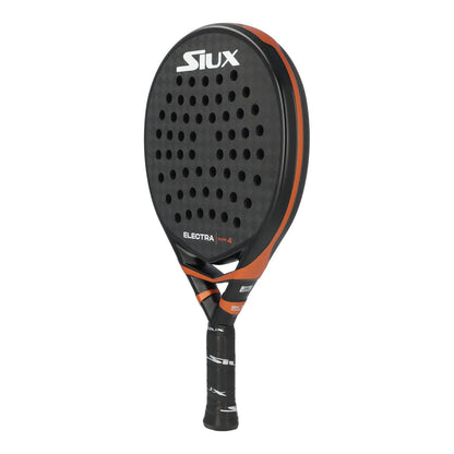 Siux Electra Flow 4 padel racket angled side profile 