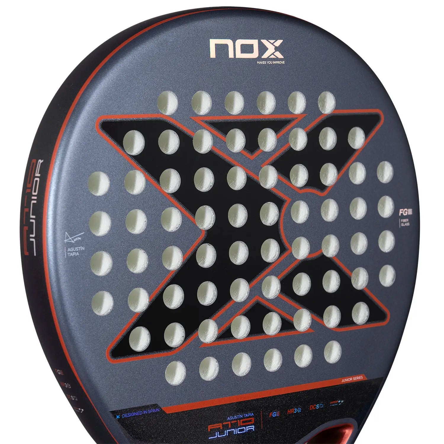 NOX AT10 Genius Junior raketė lašo forma vaikams
