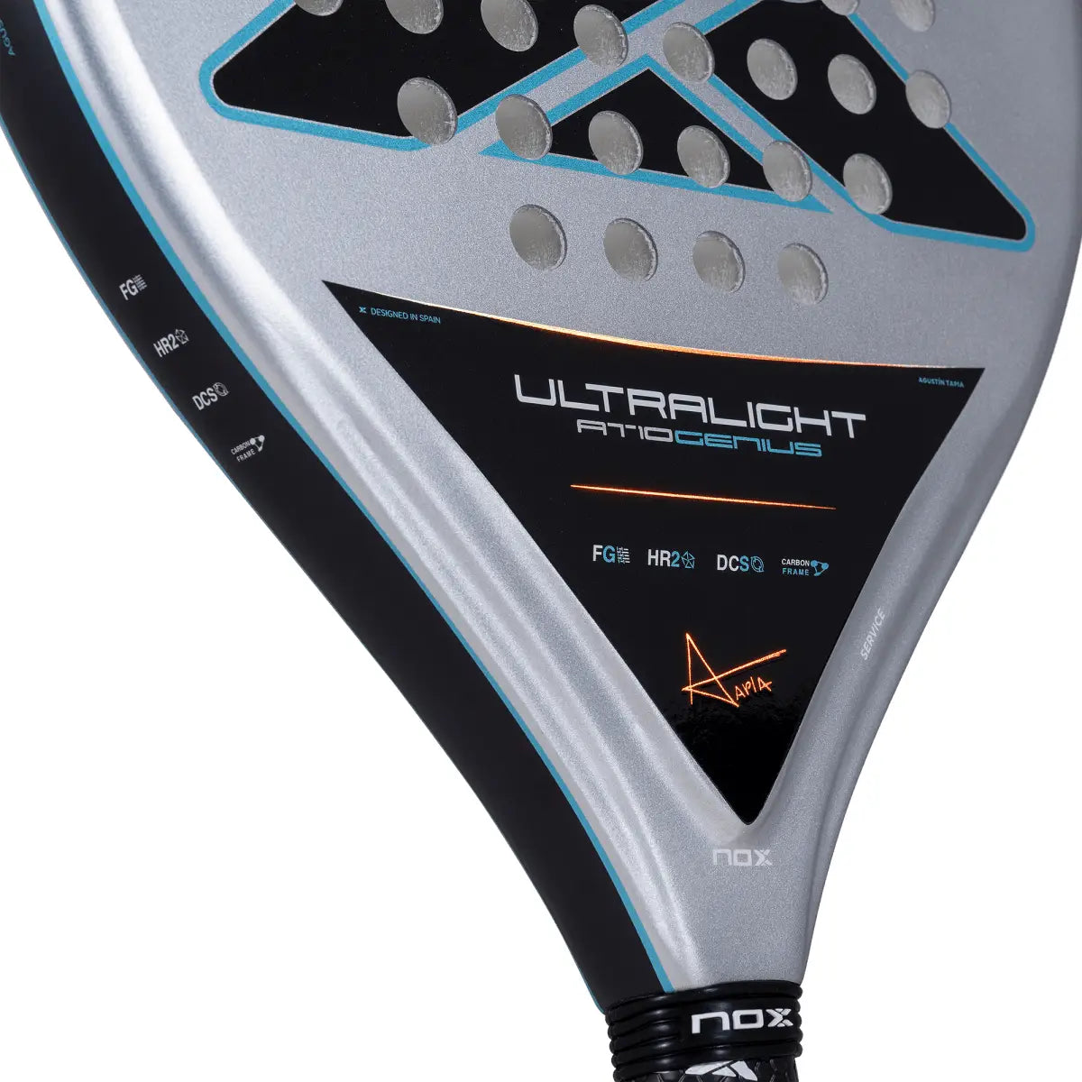 NOX AT10 Genius Ultralight raketės profilis lengva konstrukcija
