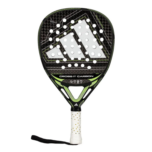 Adidas Cross IT Carbon 2026 padel racket front view with diamond power shape