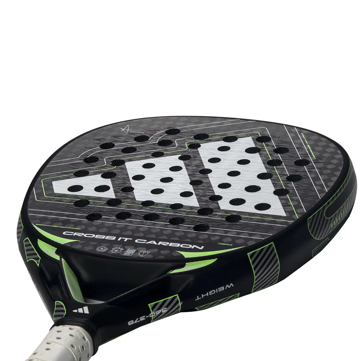 Adidas Cross IT Carbon 2026 padel racket with Spin Blade Mold texture