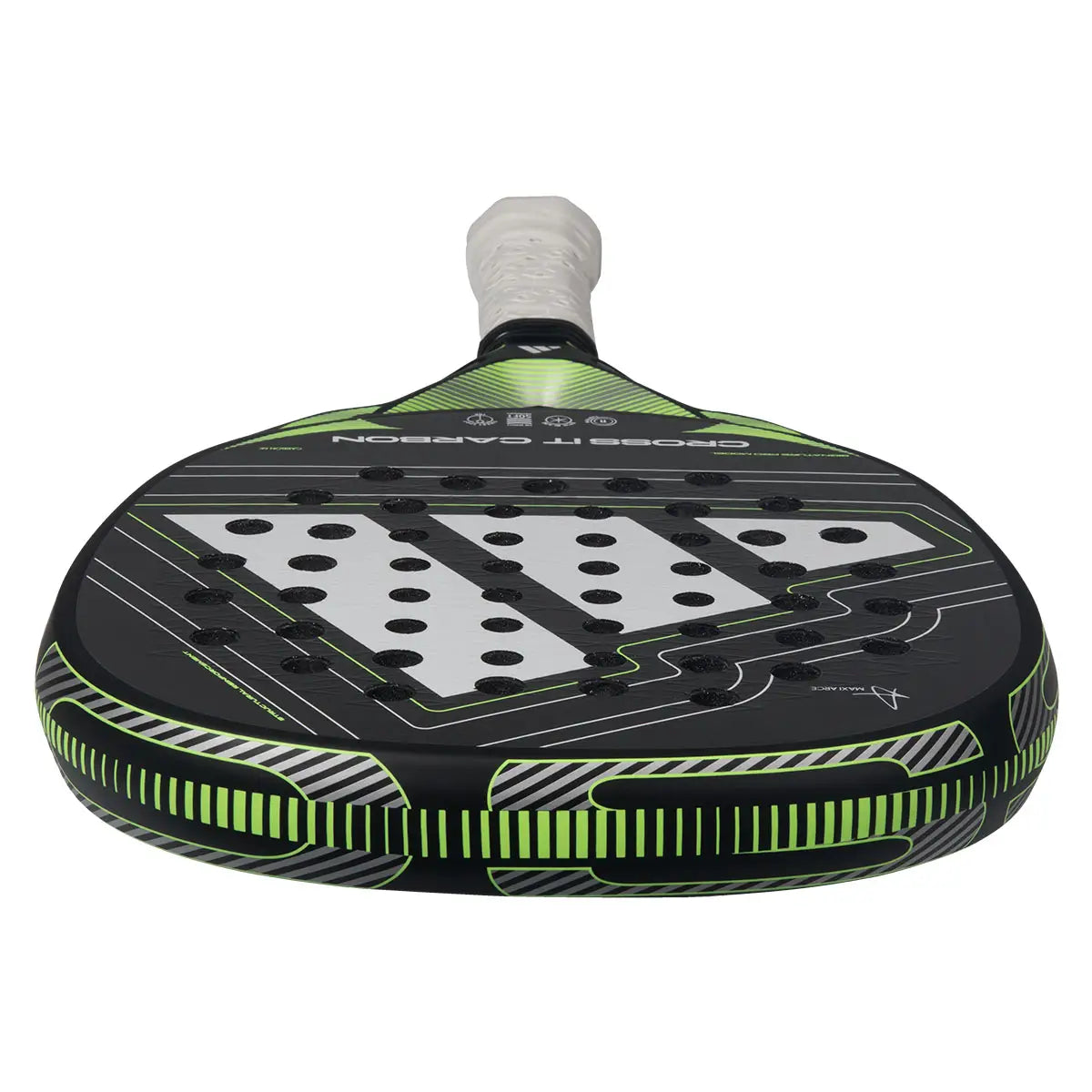 Adidas Cross IT Carbon 2026 padel racket close up view