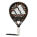 Adidas Cross IT Carbon CTRL 2026 padelio raketė - priekinis vaizdas su carbon paviršiumi ir apvalia forma
