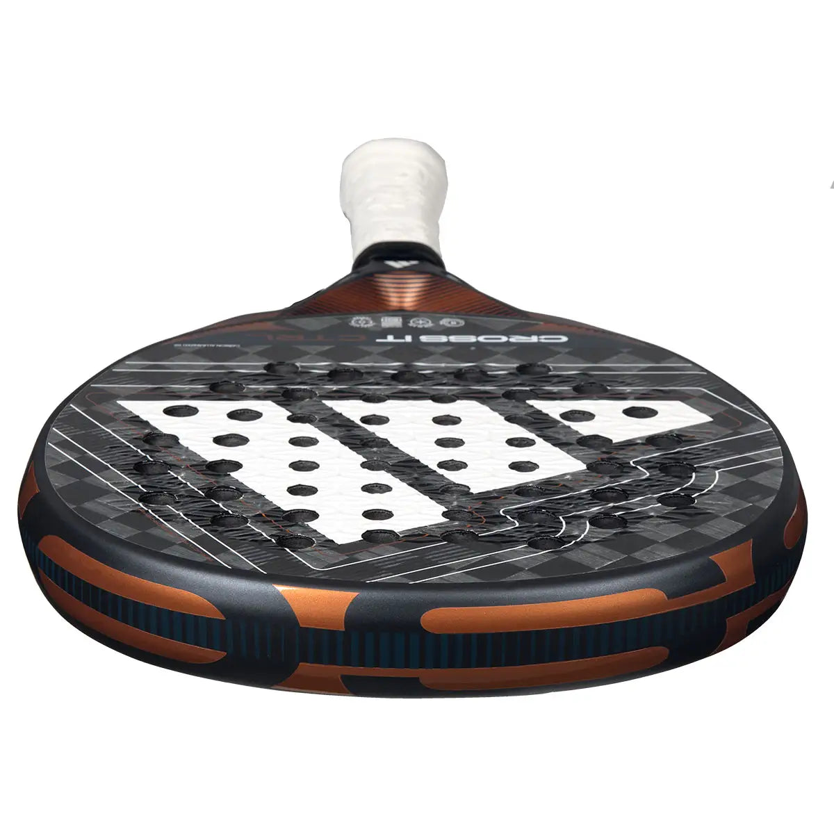 Adidas Cross IT CTRL 2026 padelio raketė - pilnas produkto vaizdas su visomis technologijomis
