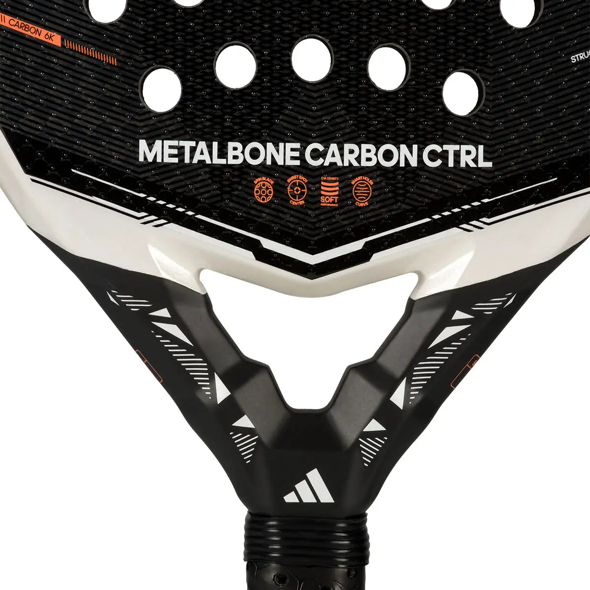 Adidas Metalbone Carbon CTRL 2026 - Spin Blade Decal tekstūra ir Smart Holes Curve sistema
