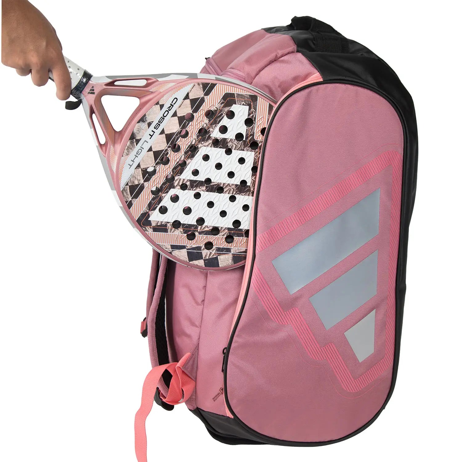 Adidas Protour 2026 Pink krepšys - rakečių skyrius