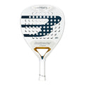 Bullpadel Pearl 26 padel racket front view showing teardrop shape and design