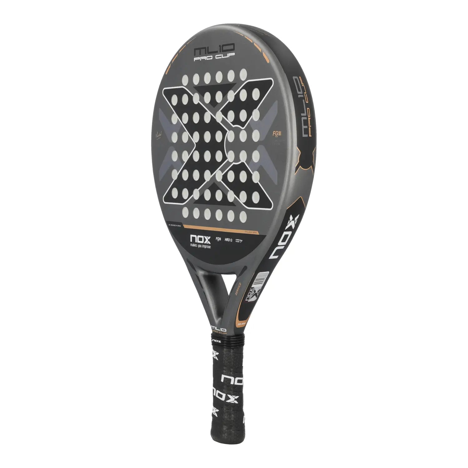 NOX ML10 Pro Cup COORP apvalios formos padelio raketė