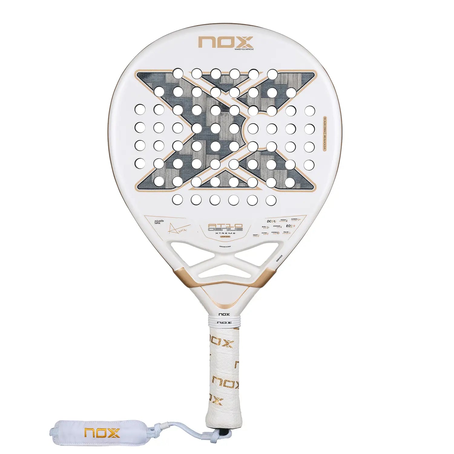 NOX AT10 Genius 12K Alum Xtrem Agustin Tapia 2026 padelio raketė
