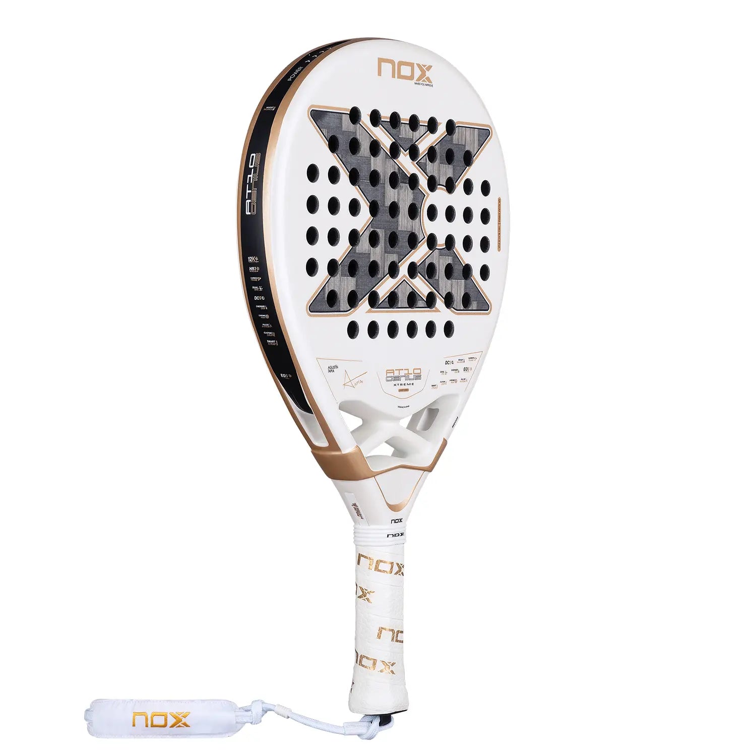 NOX AT10 Genius 12K raketės paviršius su Alum Xtrem technologija
