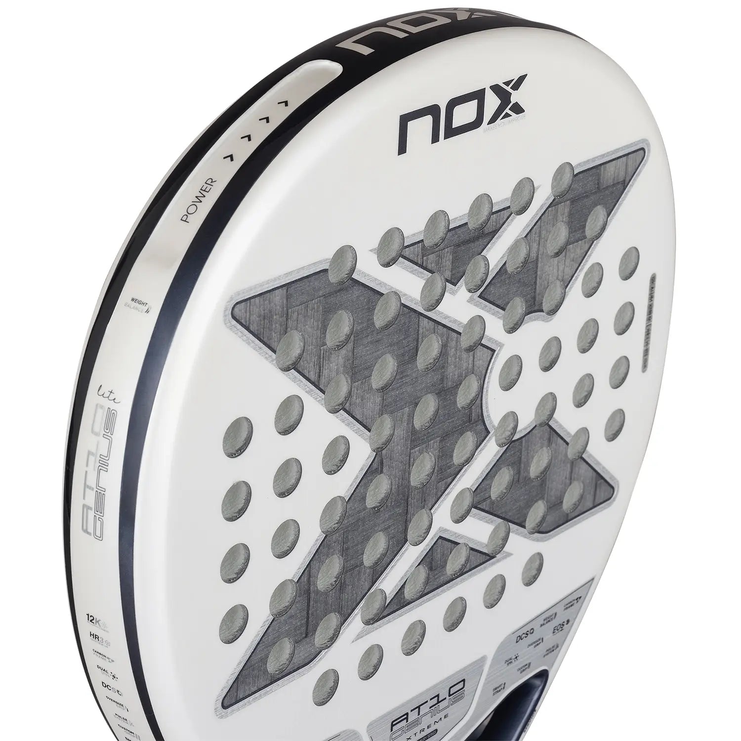 NOX AT10 Genius raketės rėmas su Dynamic Composit Structure