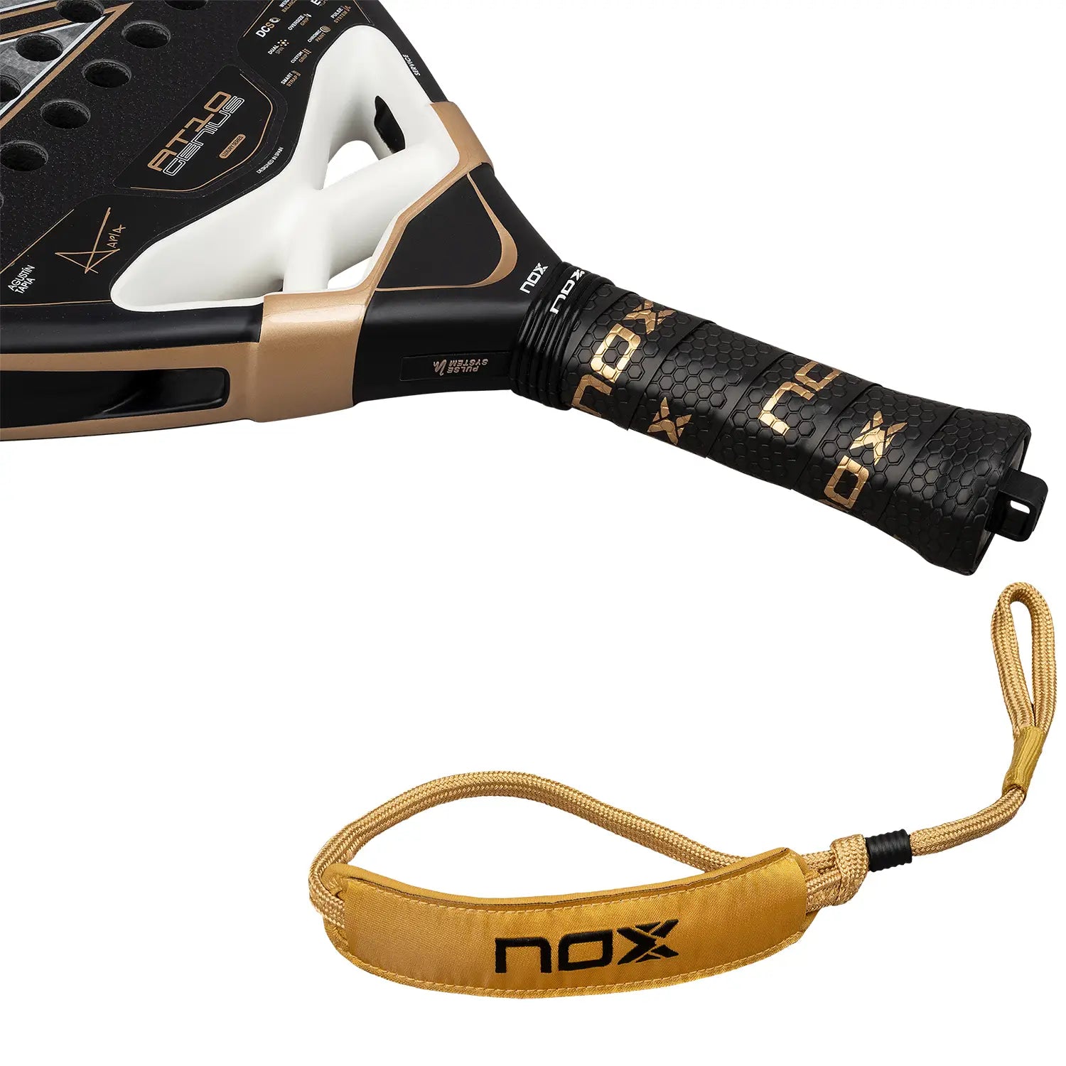 NOX AT10 Genius raketės rankena su Smartstrap sistema