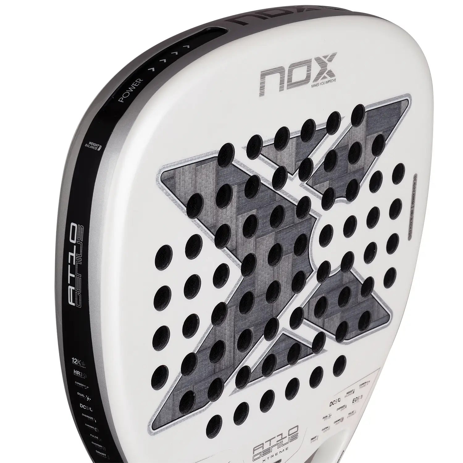 NOX AT10 Attack 12K anglies pluošto paviršiaus tekstūra