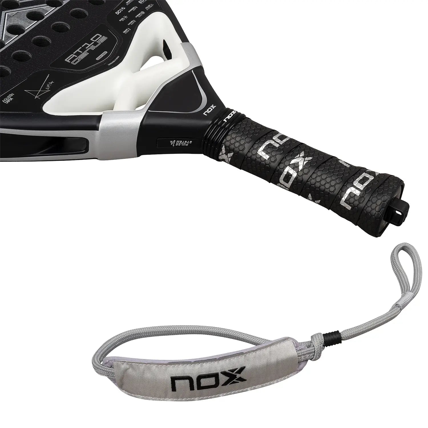NOX AT10 Genius raketės rankena su Smartstrap sistema