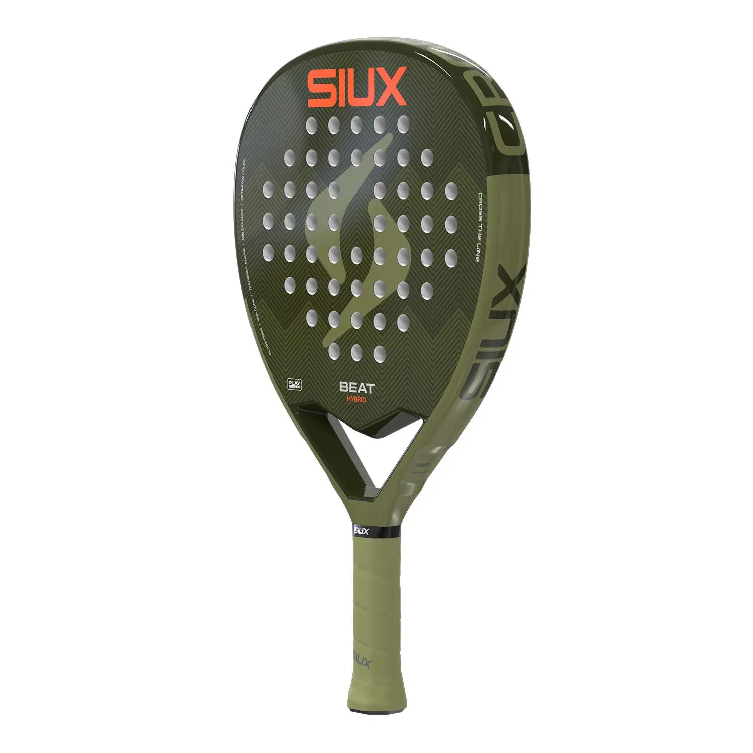 SIUX Beat Hybrid 3 raketės paviršiaus detalė