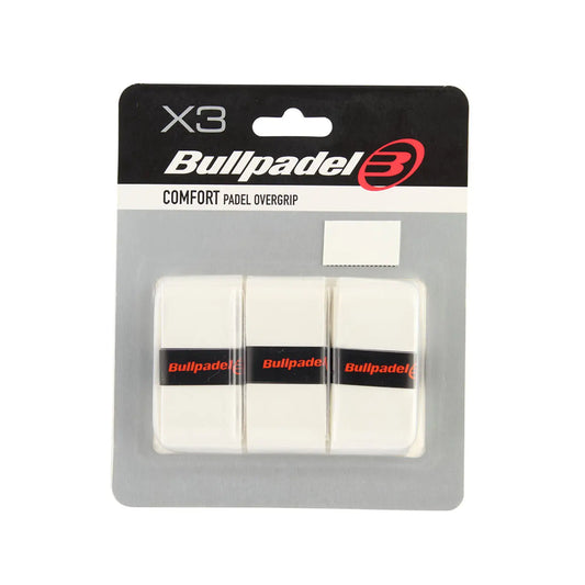 Bullpadel Overgrips White 3 vnt. GB-1200 padelio apvijos