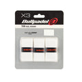 Bullpadel GB-1603 overgrip 3 vnt white balta padelio apvijos

