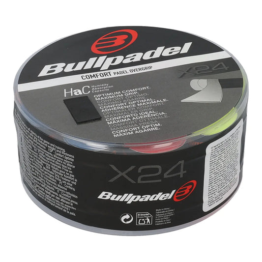 Bullpadel GB-1605 Overgrip Multicolor – 24 vnt. pakuotė (Cube Box)
