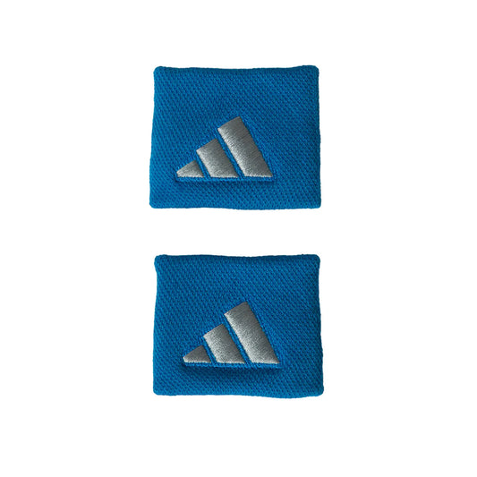 Adidas Short Wristband mėlyna - trumpos padelio riešinės su Adidas logotipu
