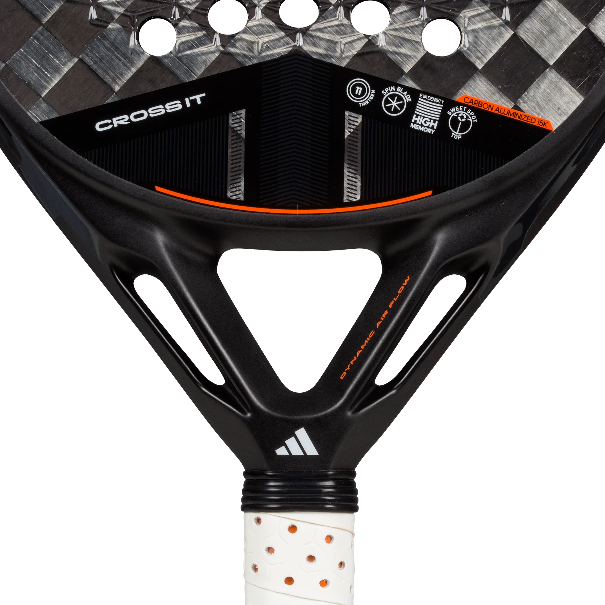 Adidas Cross IT 3.4 padel racket Spin Blade Mold textured hitting surface