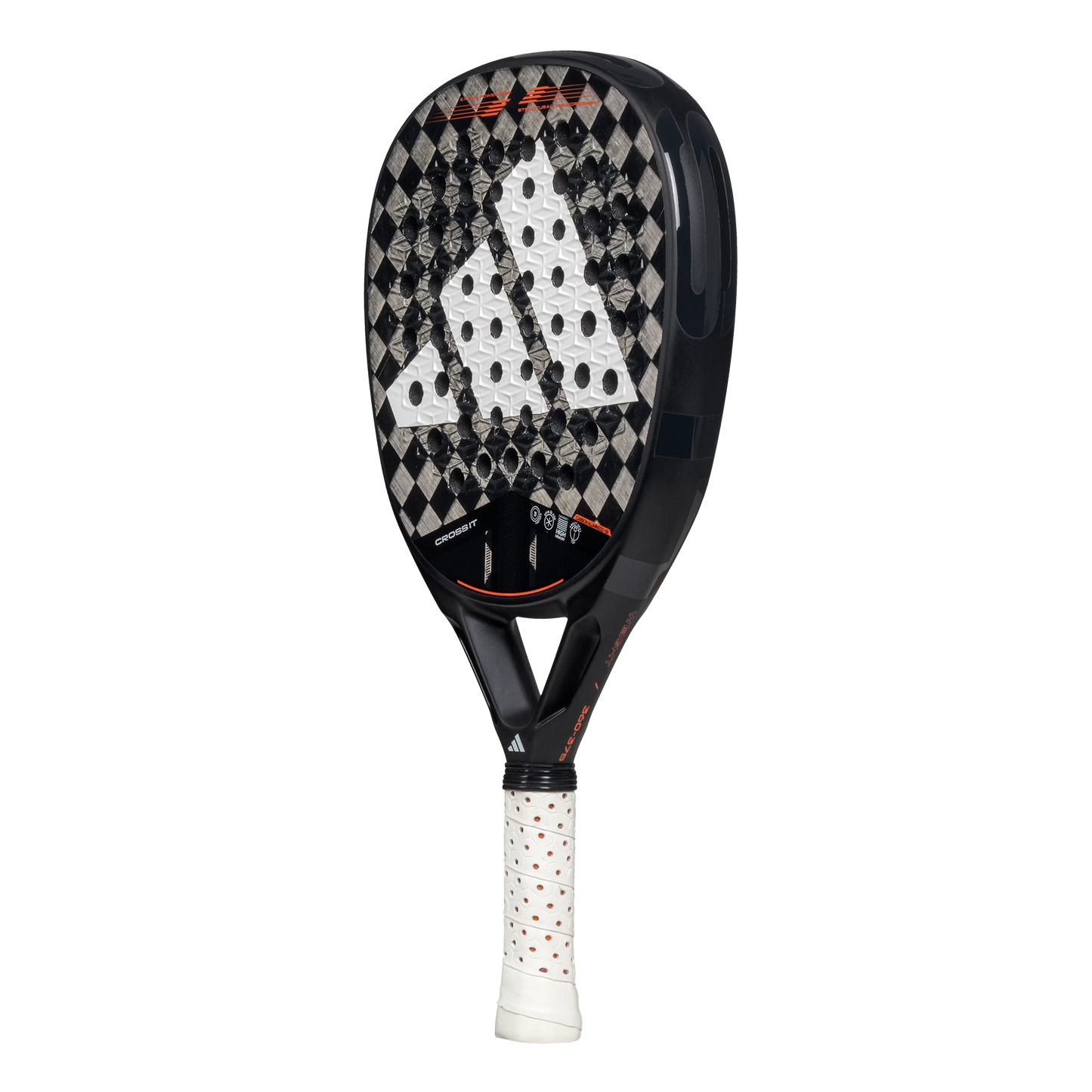 Adidas Cross IT 3.4 power padel racket with carbon aluminized 15K surface