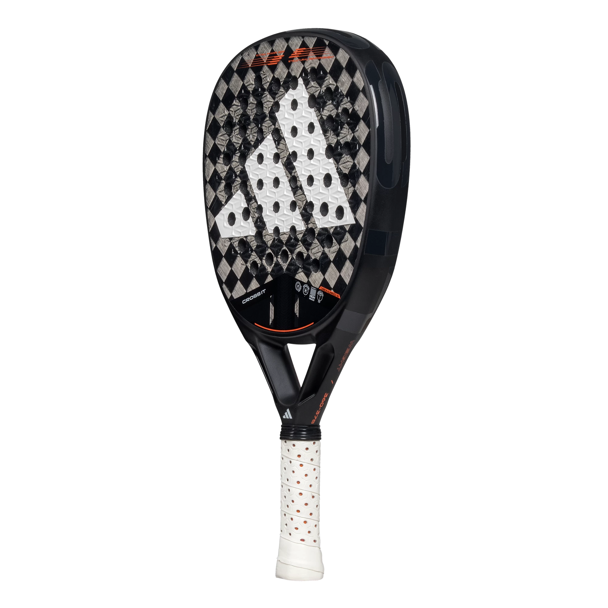 Adidas Cross IT 3.4 power padel racket with carbon aluminized 15K surface