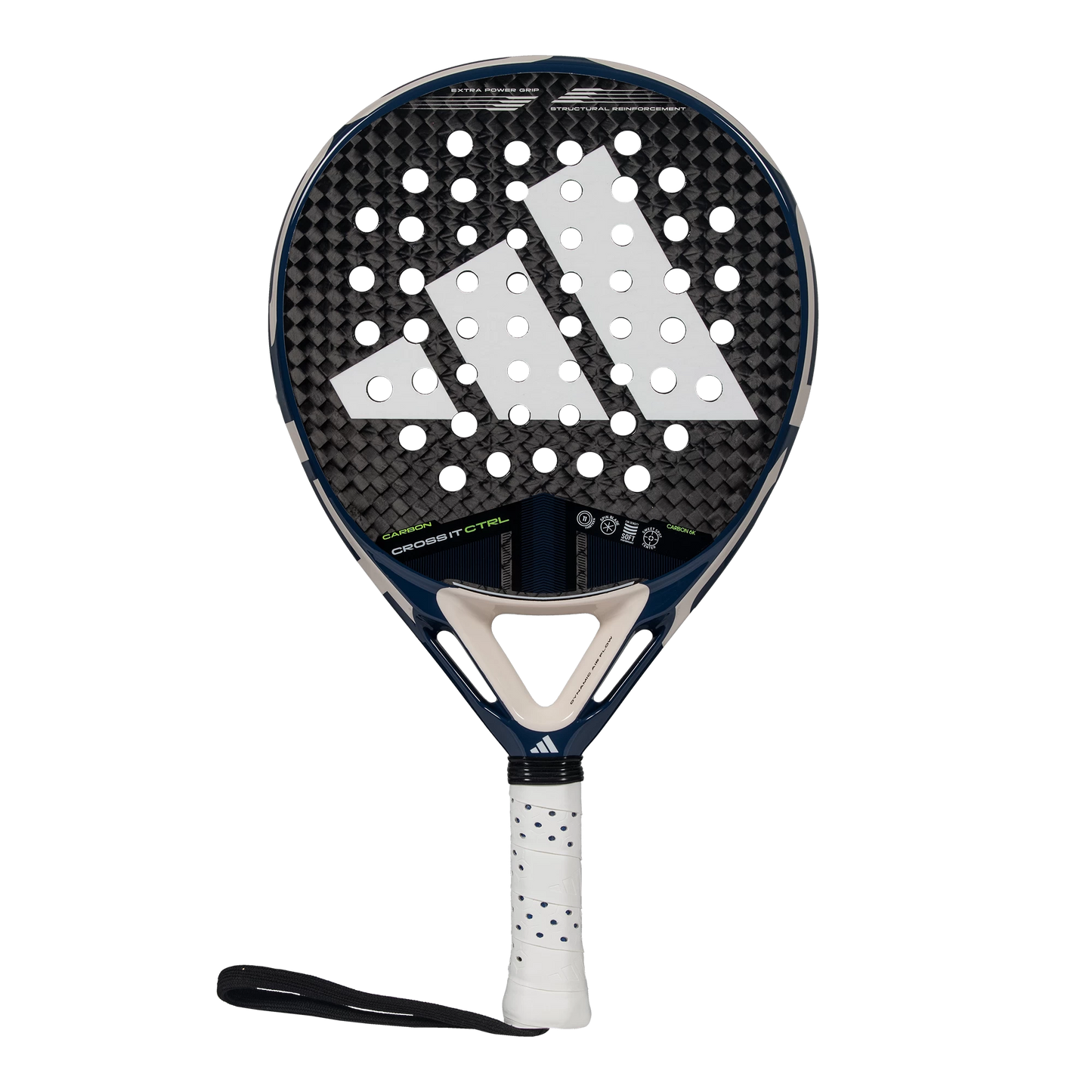Adidas Cross IT Carbon CTRL 3.4 padel racket round apvali padelio raketė
