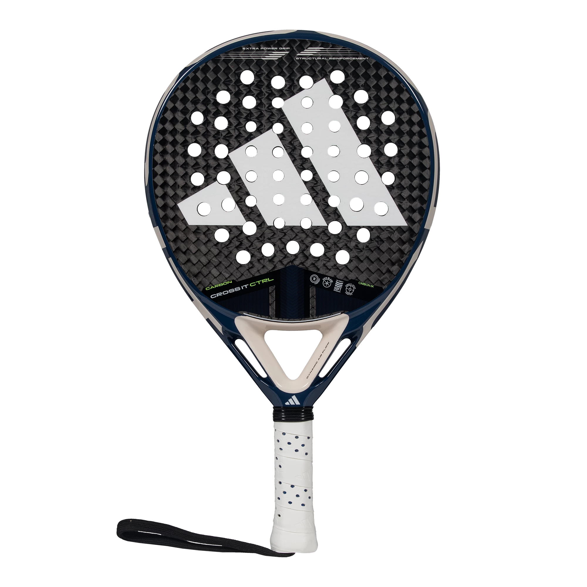 Adidas Cross IT Carbon CTRL 3.4 padel racket round apvali padelio raketė
