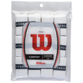 Wilson Pro Overgrip 12 vnt white balta padelio apvijos profesionalų
