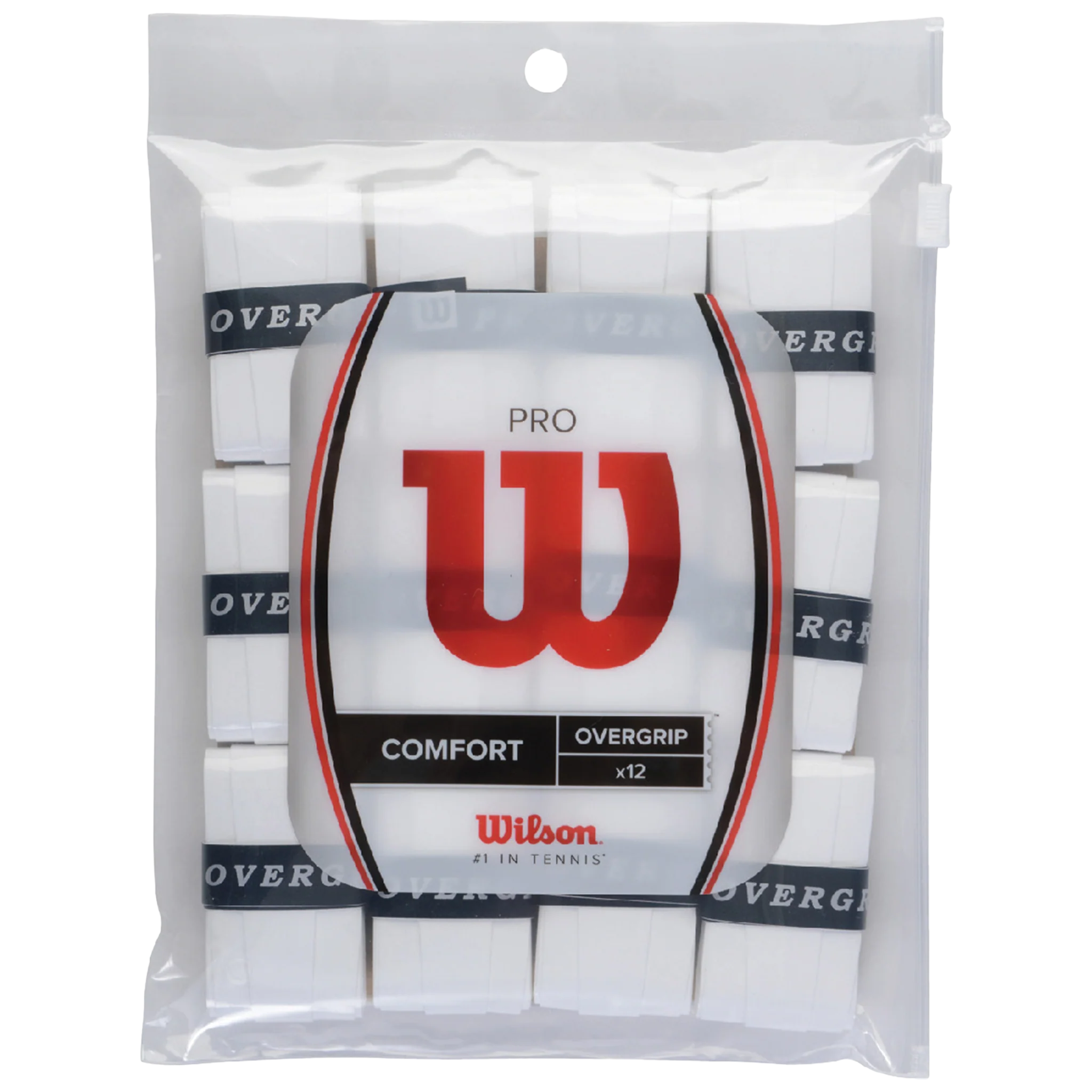Wilson Pro Overgrip 12 vnt white balta padelio apvijos profesionalų
