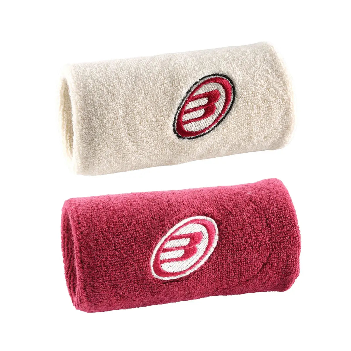 Bullpadel riešinės BPMU255 Burgundy Raw - sportinės padelio riešinės su drėgmės sugėrimu
