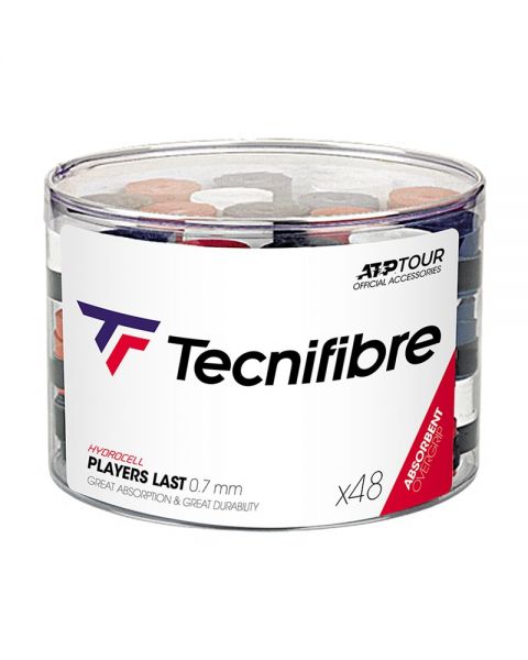 Tecnifibre Players Last Overgrip 48 vnt balta - pagrindinis vaizdas