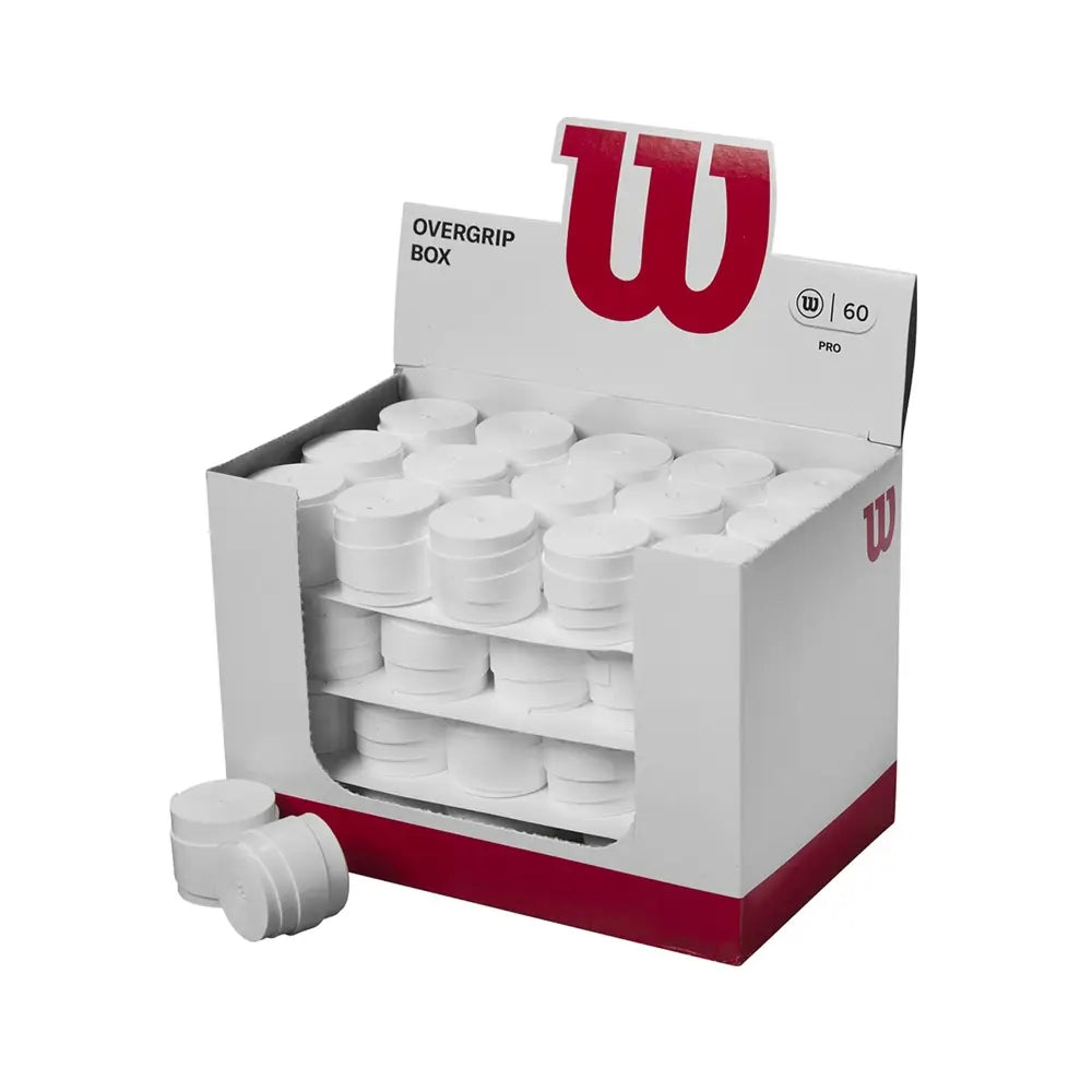 Wilson Pro Overgrip 60 vnt balta - pagrindinis vaizdas