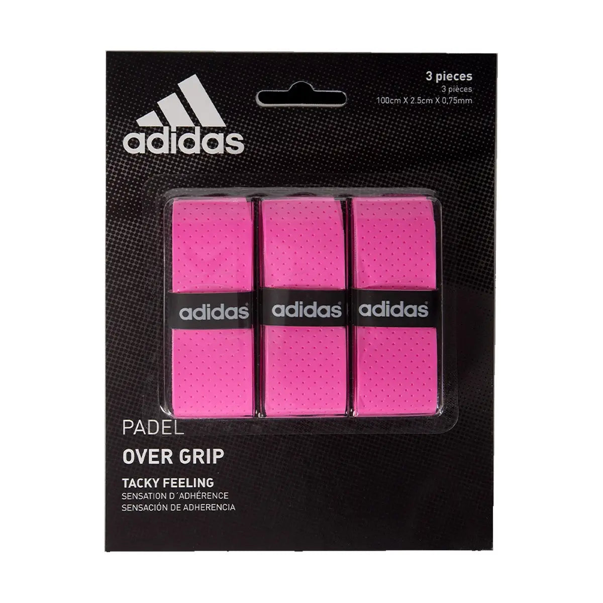 Adidas overgrip 3 vnt pink rožinė padelio apvijos
