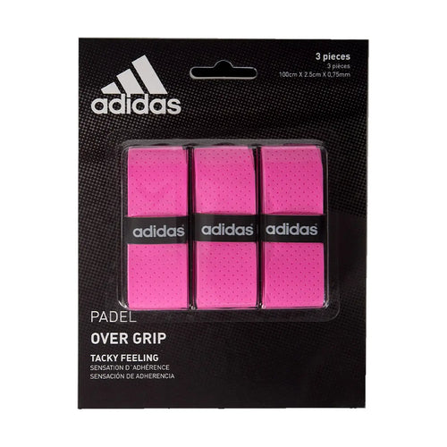 Adidas overgrip 3 vnt pink rožinė padelio apvijos
